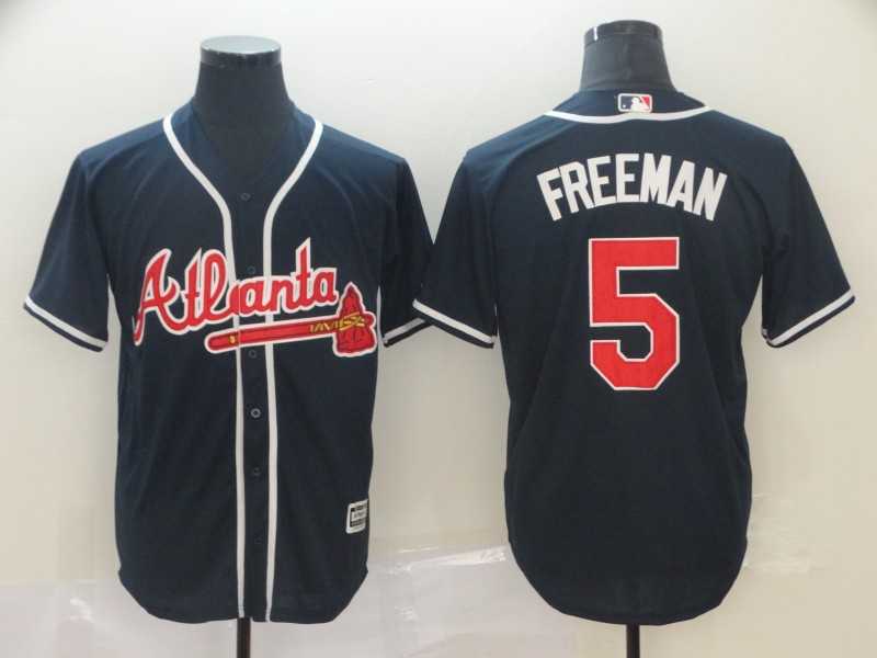 Braves 5 Freddie Freeman Navy Cool Base Jerseys,We sell and wholesale Braves 5 Freddie Freeman Navy Cool Base Jerseys on line form chian!